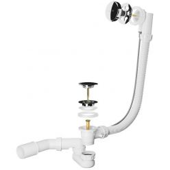 Сифон для ванны Roxen R70A-CH полуавтомат хром 