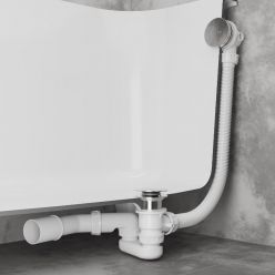 Сифон для ванны Roxen R70C-CH клик-клак хром