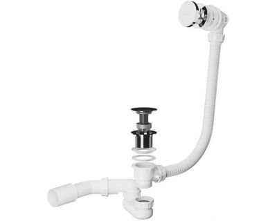 Сифон для ванны Roxen R70C-CH клик-клак хром