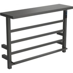 Полотенцесушитель Roxen Velar 45x65 электрический с полкой, оружейная сталь