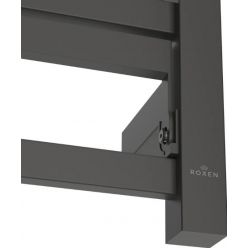 Полотенцесушитель Roxen Velar 45x65 электрический с полкой, оружейная сталь