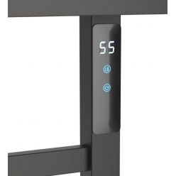 Полотенцесушитель Roxen Velar 45x65 электрический с полкой, оружейная сталь