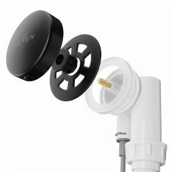 Сифон для ванны Roxen R70A-B полуавтомат черный матовый