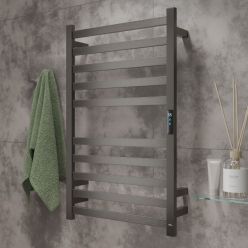 Полотенцесушитель Roxen Plaza 50x79 электрический, оружейная сталь