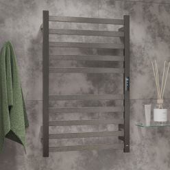 Полотенцесушитель Roxen Plaza 50x79 электрический, оружейная сталь