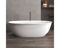 Ванна из искусственного камня ABBER Stein AS9631 белая матовая