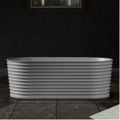 Ванна из искусственного камня ABBER Stein AS9650 белая матовая