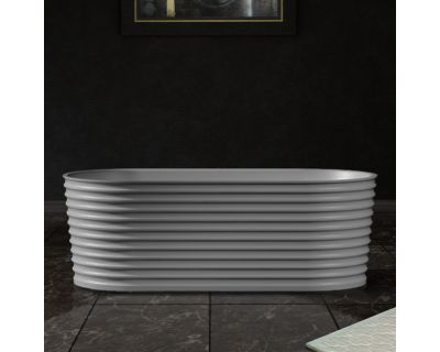 Ванна из искусственного камня ABBER Stein AS9650 белая матовая