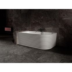 Ванна из искусственного камня ABBER Stein AS9651 L белая матовая