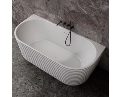 Ванна из искусственного камня ABBER Stein AS9652 белая матовая