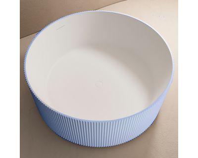 Ванна из искусственного камня ABBER Stein AS9679Blau голубая