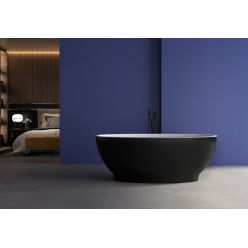 Акриловая ванна ABBER AB9207MB черная матовая