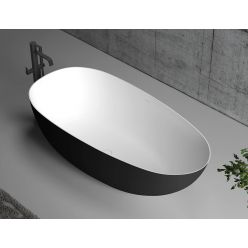 Акриловая ванна ABBER AB9211MB черная матовая