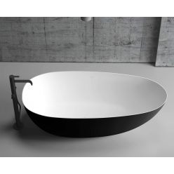 Акриловая ванна ABBER AB9211MB черная матовая