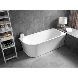 Акриловая ванна ABBER AB9257-1.5 R белая