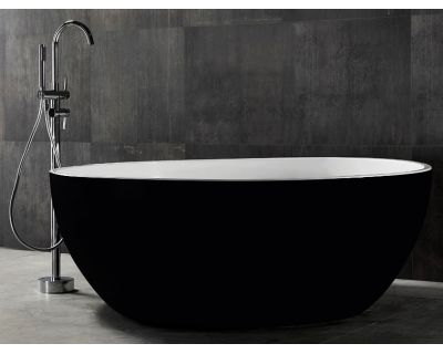 Акриловая ванна ABBER AB9279MB черная матовая