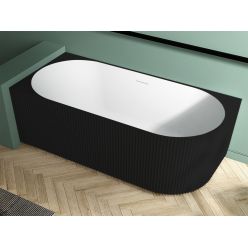 Акриловая ванна ABBER AB9329-1.7MB L черная матовая