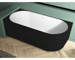 Акриловая ванна ABBER AB9329-1.7MB L черная матовая