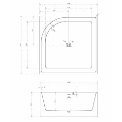 Акриловая ванна ABBER AB9337 белая