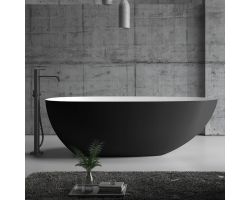 Акриловая ванна ABBER AB9211MB черная матовая