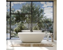 Ванна из искусственного камня ABBER Stein AS9612-1.7 белая матовая