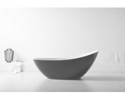 Акриловая ванна ABBER AB9233G серая