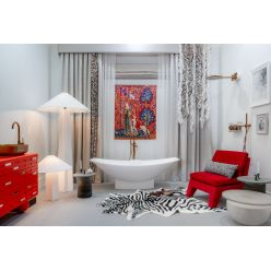 Ванна из искусственного камня ABBER Stein AS9610 белая матовая