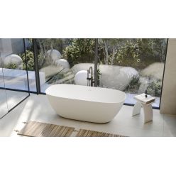 Ванна из искусственного камня ABBER Stein AS9612-1.7 белая матовая