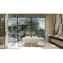 Ванна из искусственного камня ABBER Stein AS9612-1.7 белая матовая