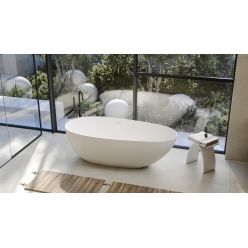 Ванна из искусственного камня ABBER Stein AS9611NM-1.7 белая матовая