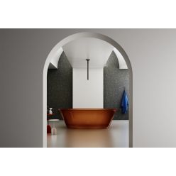 Прозрачная ванна ABBER Kristall AT9707Opal коричневая