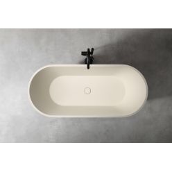 Ванна из искусственного камня ABBER Frankfurt AM9941MBE светло-бежевая матовая