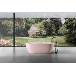 Ванна из искусственного камня ABBER Frankfurt AM9941MP розовая матовая