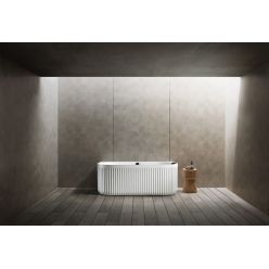 Ванна из искусственного камня ABBER Leipzig AM9916 белая матовая