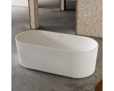 Ванна из искусственного камня ABBER Stein AS9601 белая матовая