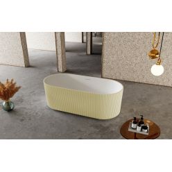 Ванна из искусственного камня ABBER Stein AS9601MS песочная матовая