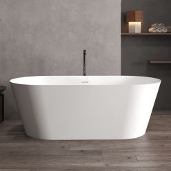 Ванна из искусственного камня ABBER Stein AS9605 белая матовая