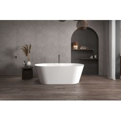 Ванна из искусственного камня ABBER Stein AS9605 белая матовая