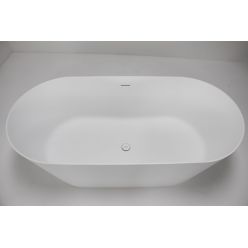 Ванна из искусственного камня ABBER Stein AS9605 белая матовая