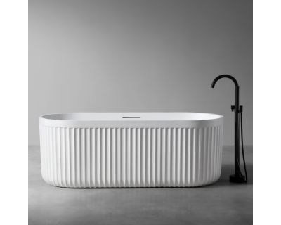 Ванна из искусственного камня ABBER Stuttgart AM9925 белая матовая