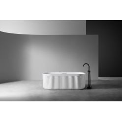 Ванна из искусственного камня ABBER Stuttgart AM9925 белая матовая