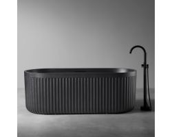Ванна из искусственного камня ABBER Stuttgart AM9925B черная матовая