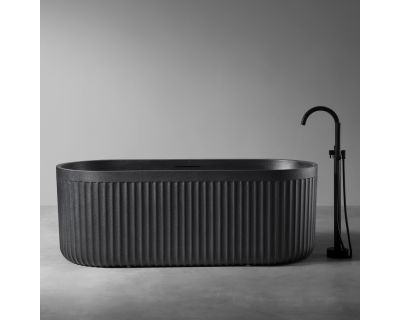 Ванна из искусственного камня ABBER Stuttgart AM9925B черная матовая