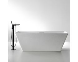 Ванна из искусственного камня ABBER Berlin AM9912 белая матовая