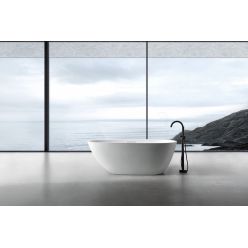 Ванна из искусственного камня ABBER Dortmund AM9911 белая матовая