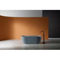 Ванна из искусственного камня ABBER Frankfurt AM9941G серая матовая