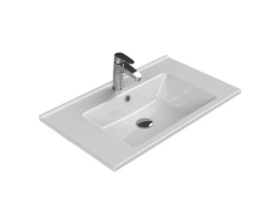 Умывальник мебельный CeraStyle Arte 75x45 белый