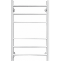 Полотенцесушитель электрический Ростела Свирель V 50x80/6 (с диммером, левый Ral 9016)