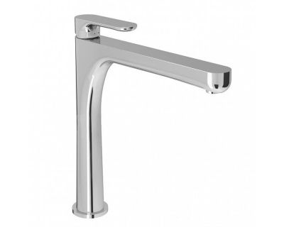 Однорычажный смеситель для раковины OLE высокий без донного клапана хром