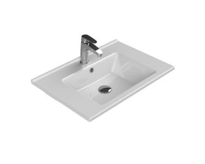 Умывальник мебельный CeraStyle Arte 65x45 белый